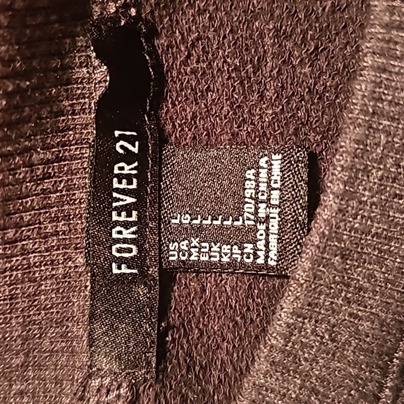 Forever 21 sweatshirt, size L , dark gray - Picture 4 of 7